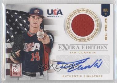 2012 Elite Extra Edition - USA Baseball 18U Team Jersey Signatures #10 - Ian Clarkin /249