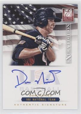 2012 Elite Extra Edition - USA Baseball 18U Team Signatures #DN - Dom Nunez /299