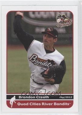 2012 Grandstand Quad City River Bandits - [Base] #_BRCR - Brandon Creath