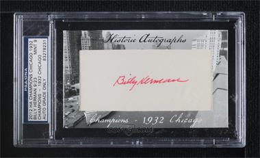 2012 Historic Autographs Champions Cut Autographs - [Base] #_BIHE - Billy Herman /23 [PSA/DNA 9 MINT]