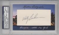 Wally Backman [PSA/DNA Uncirculated Encased] #/9