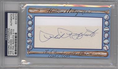 2012 Historic Autographs The Decades - 1950s Edition - Authentic Cut Signatures #77 - Phil Rizzuto /10 [PSA/DNA Encased]