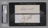 Stanley Coveleski, Jim Kaat [PSA/DNA Uncirculated Encased] #/10