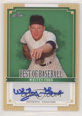 2012 Leaf Best of Baseball - [Base] - Autographs #BA-WF1 - Whitey Ford