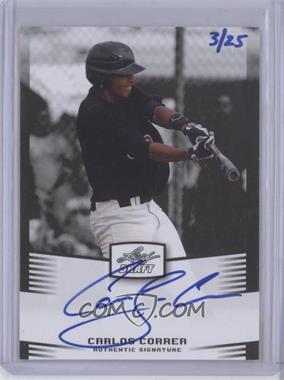 2012 Leaf Draft - Player Edition #_CACO.2 - Carlos Correa (Blue Ink /25)