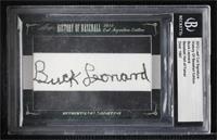 Buck Leonard [Cut Signature]