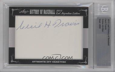 2012 Leaf History of Baseball Cut Signature Edition - [Base] #_CETR - Cecil Travis [Cut Signature]