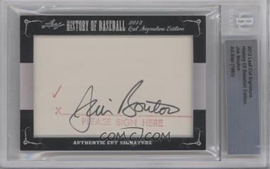2012 Leaf History of Baseball Cut Signature Edition - [Base] #_JIBO - Jim Bouton [Cut Signature]