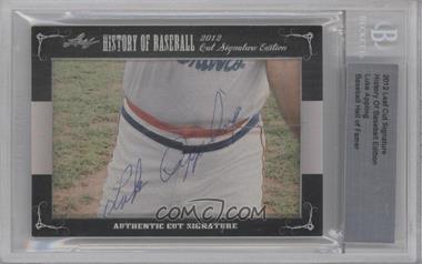 2012 Leaf History of Baseball Cut Signature Edition - [Base] #_LUAP.1 - Luke Appling [Cut Signature]