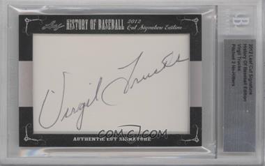 2012 Leaf History of Baseball Cut Signature Edition - [Base] #_VITR - Virgil Trucks [Cut Signature]