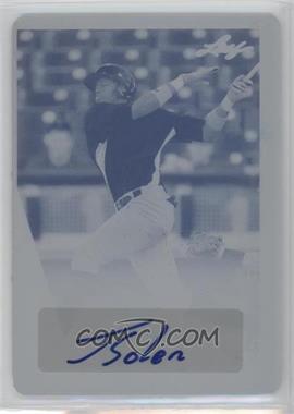 2012 Leaf Memories - Autographs - Printing Plate Cyan #JS1 - Jorge Soler /1