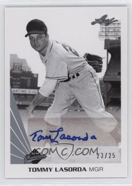 2012 Leaf Memories - Autographs #AU-TL1 - Tommy Lasorda /25