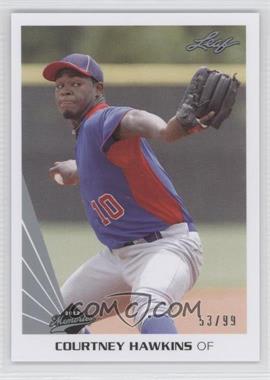 2012 Leaf Memories - [Base] #534 - Courtney Hawkins /99