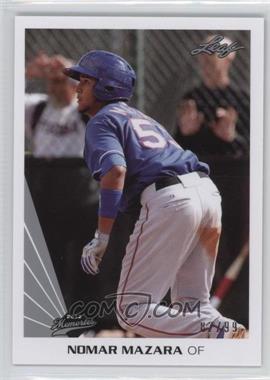 2012 Leaf Memories - [Base] #551 - Nomar Mazara /99