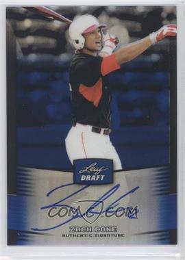 2012 Leaf Metal Draft - [Base] - Blue #BA-ZC1 - Zach Cone /25