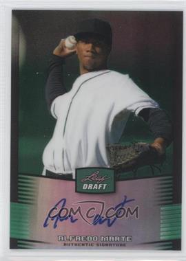 2012 Leaf Metal Draft - [Base] - Green #BA-AM1 - Alfredo Marte /10