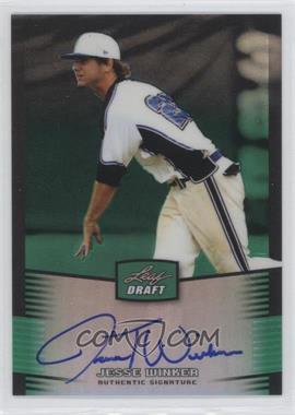 2012 Leaf Metal Draft - [Base] - Green #BA-JW1 - Jesse Winker /10