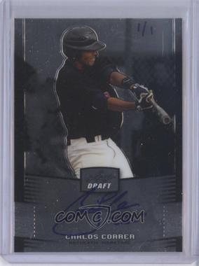 2012 Leaf Metal Draft - [Base] - One of One #BA-CC1 - Carlos Correa /1