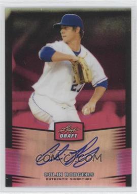 2012 Leaf Metal Draft - [Base] - Pink #BA-CR1 - Colin Rodgers /25