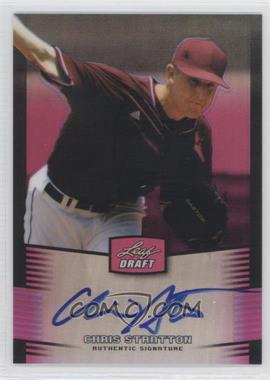 2012 Leaf Metal Draft - [Base] - Pink #BA-CS2 - Chris Stratton /25