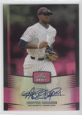 2012 Leaf Metal Draft - [Base] - Pink #BA-VR1 - Victor Roache /25