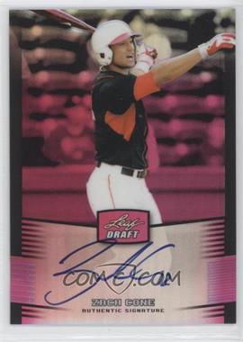 2012 Leaf Metal Draft - [Base] - Pink #BA-ZC1 - Zach Cone /25