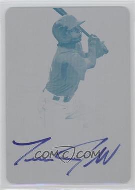 2012 Leaf Metal Draft - [Base] - Printing Plate Yellow #BA-TJ1 - Travis Jankowski /1