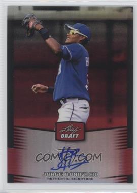 2012 Leaf Metal Draft - [Base] - Red #BA-JB2 - Jorge Bonifacio /5