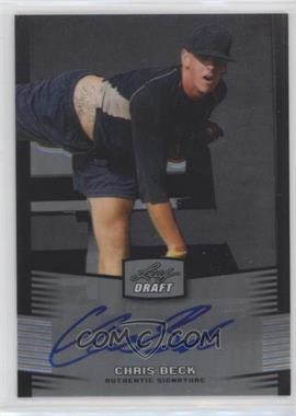 2012 Leaf Metal Draft - [Base] - Silver #BA-CB1 - Chris Beck /99