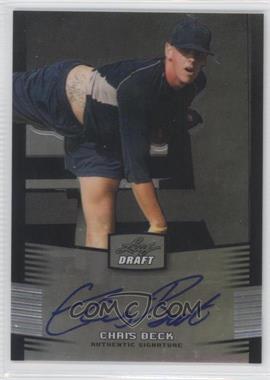 2012 Leaf Metal Draft - [Base] - Silver #BA-CB1 - Chris Beck /99