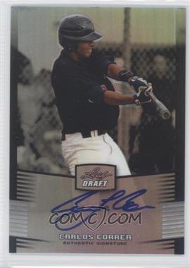 2012 Leaf Metal Draft - [Base] - Silver #BA-CC1 - Carlos Correa /99