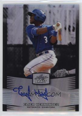 2012 Leaf Metal Draft - [Base] - Silver #BA-EH1 - Elier Hernandez /99