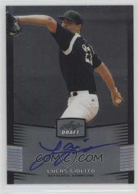 2012 Leaf Metal Draft - [Base] - Silver #BA-LG1 - Lucas Giolito /99