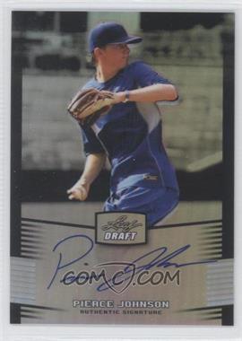 2012 Leaf Metal Draft - [Base] - Silver #BA-PJ1 - Pierce Johnson /99