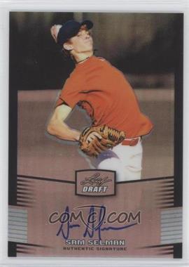 2012 Leaf Metal Draft - [Base] - Silver #BA-SS1 - Sam Selman /99