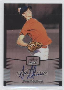 2012 Leaf Metal Draft - [Base] - Silver #BA-SS1 - Sam Selman /99