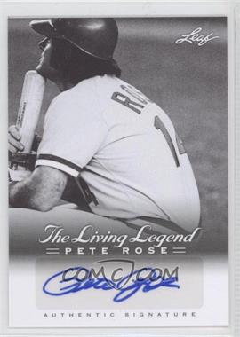 2012 Leaf Pete Rose The Living Legend - Autographs #AU-18 - Pete Rose
