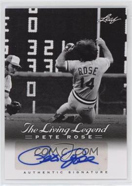 2012 Leaf Pete Rose The Living Legend - Autographs #AU-25 - Pete Rose