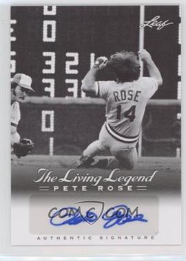 2012 Leaf Pete Rose The Living Legend - Autographs #AU-25 - Pete Rose