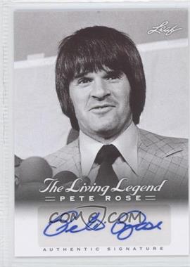 2012 Leaf Pete Rose The Living Legend - Autographs #AU-26 - Pete Rose