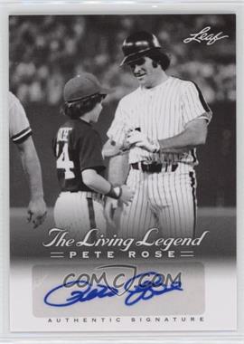 2012 Leaf Pete Rose The Living Legend - Autographs #AU-37 - Pete Rose (With Pete Rose Jr.)