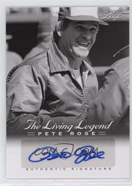 2012 Leaf Pete Rose The Living Legend - Autographs #AU-44 - Pete Rose