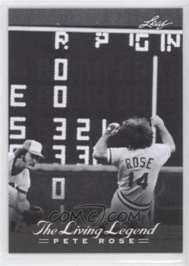 2012 Leaf Pete Rose The Living Legend - [Base] #25 - Pete Rose