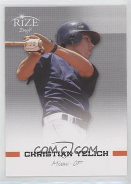 2012 Leaf Rize Draft - [Base] #98 - Christian Yelich