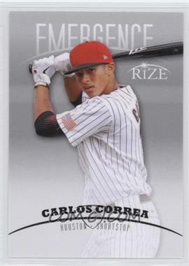 2012 Leaf Rize Draft - Emergence #EM-6 - Carlos Correa