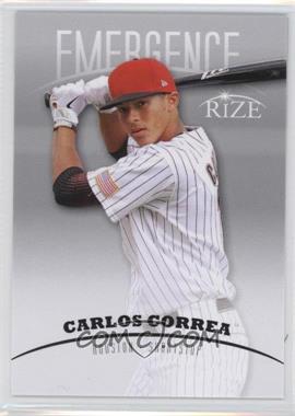 2012 Leaf Rize Draft - Emergence #EM-6 - Carlos Correa