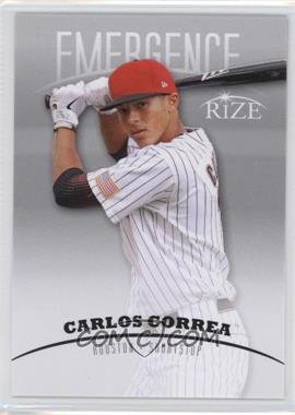 2012 Leaf Rize Draft - Emergence #EM-6 - Carlos Correa
