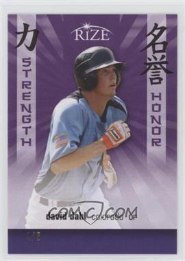 2012 Leaf Rize Draft - Strength and Honor - Purple #SH-5 - David Dahl /5