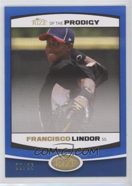 2012 Leaf Rize Draft - of the Prodigy - Blue #PRO-12 - Francisco Lindor /25