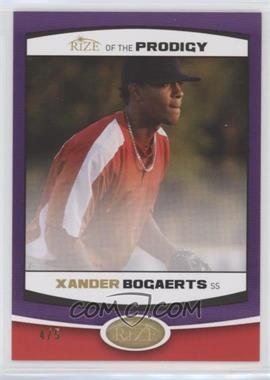 2012 Leaf Rize Draft - of the Prodigy - Purple #PRO-5 - Xander Bogaerts /5